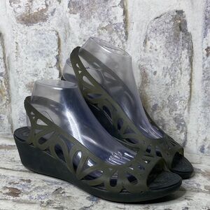 CROCS Adrina Sling Back Wedge Sandals